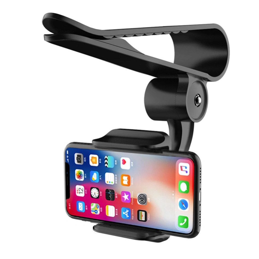 Universal 360 Degree Rotation Car Sun Visor Mounted Phone Clip Holder Bracket