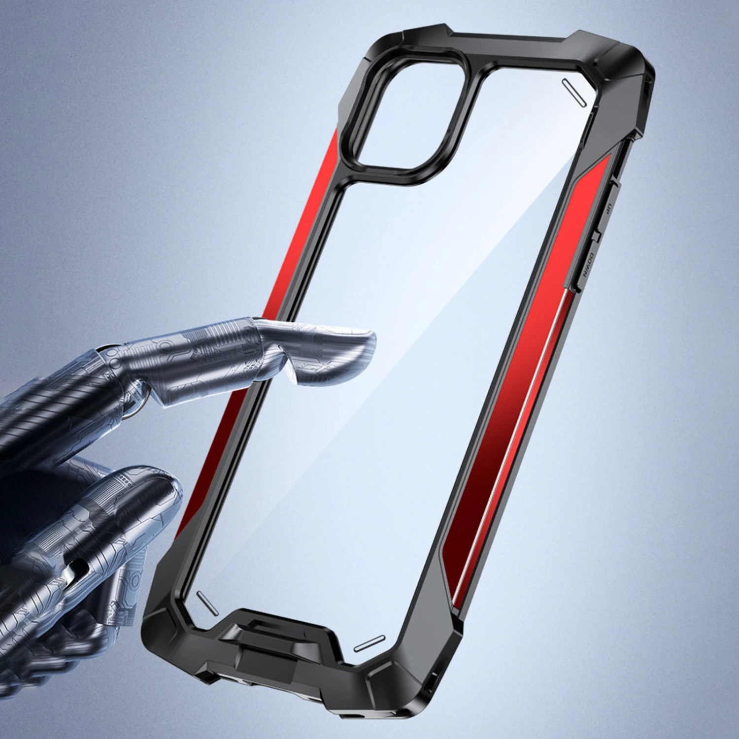 Metal Shatter-resistant Phone Cover Protective Case for iPhone 12 Mini Pro Max