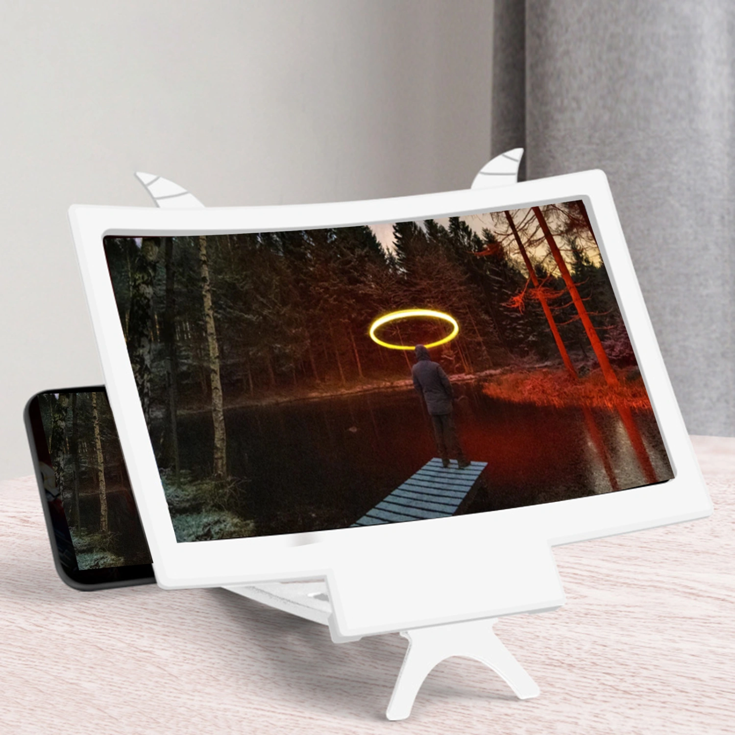 Phone Amplifier 10 inch Multi-function Large Screen Tablet Screen Magnifier for Cell Phone
