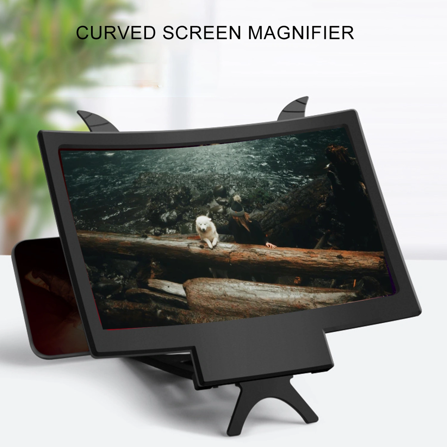 Phone Amplifier 10 inch Multi-function Large Screen Tablet Screen Magnifier for Cell Phone