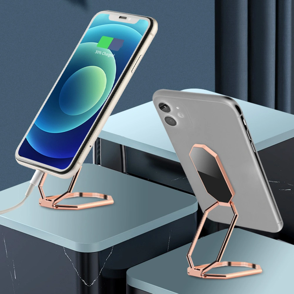 Phone Holder Foldable Convenient Compact Mobile Phone Desktop Stand for Mobile Phone