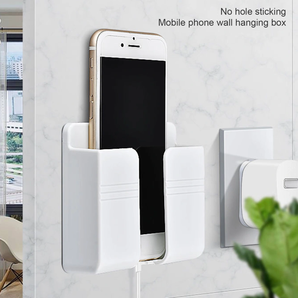 Storage Holder Punch-free Multifunctional Universal Wall-mounted Smart Phone Charger Hook for Home