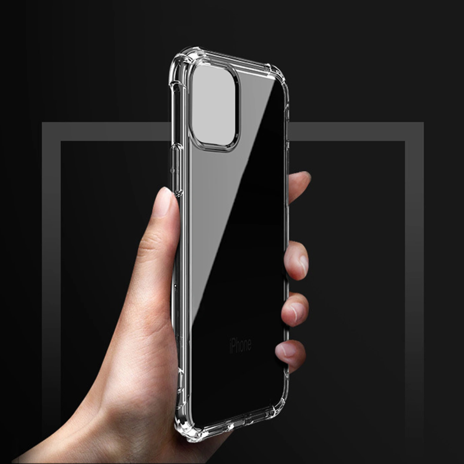 Phone Case Transparent Impact Resistant TPU Full Body Protection Phone Shell for iPhone 13/13 Mini/13 Pro/13 Pro Max