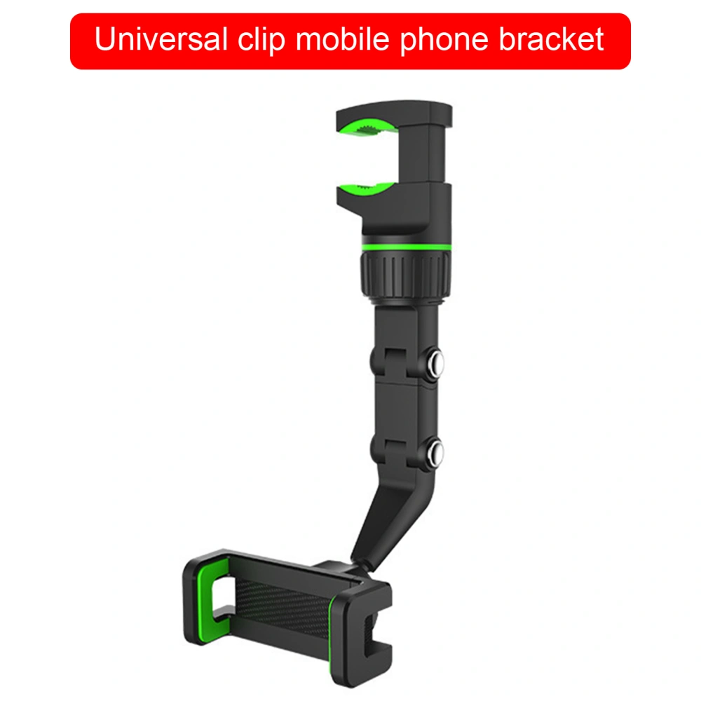 Mobile Phone Holder Universal 360-degree Rotation First-person View Car Rearview Mirror Phone Buckle Clip for Kitchen