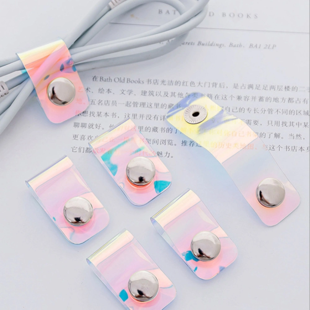 Cable Organizer Multi-purpose Power Line Classification Laser PVC Earphone Data Cable Winder for Home