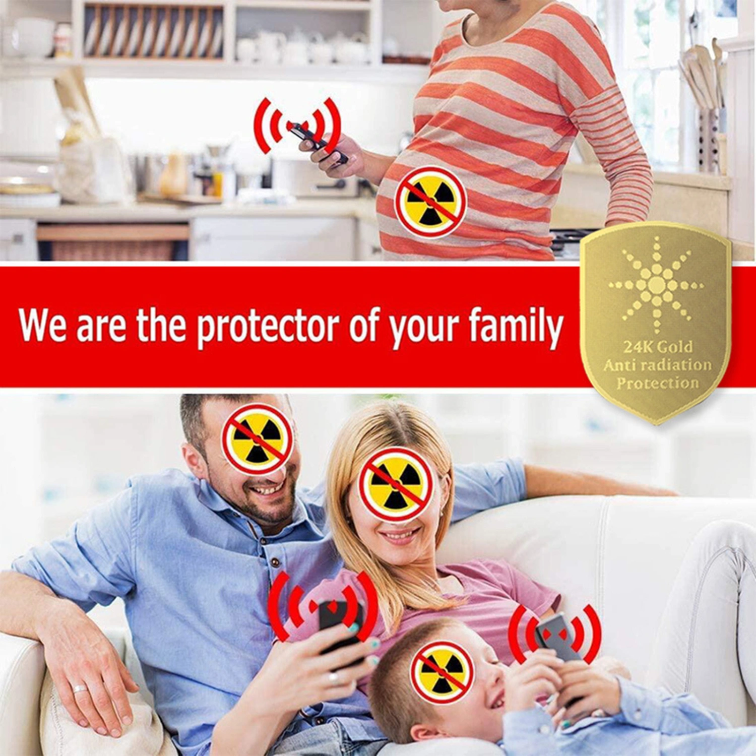 5G EMF Protection Sticker Mini No Interference Electronic Devices Accessories Sunflower Anti Radiation Sticker for Computer