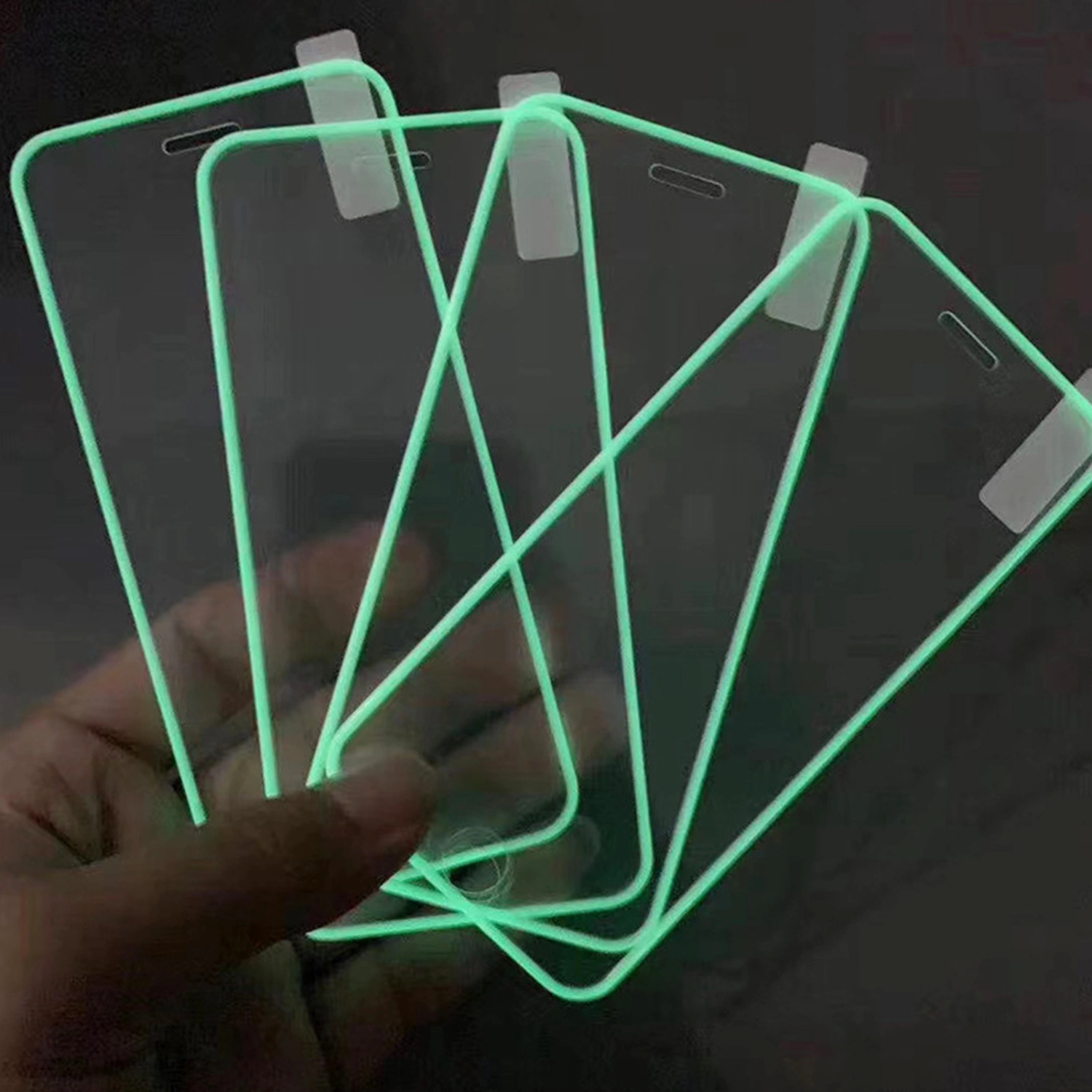 Luminous Phone Tempered Film Anti-fingerprint Effective Simple to Install Phone Protective Cover for iPhone 12 Mini/12/12 Pro/12 Pro Max/13 Mini/13/13 Pro/13 Pro Max