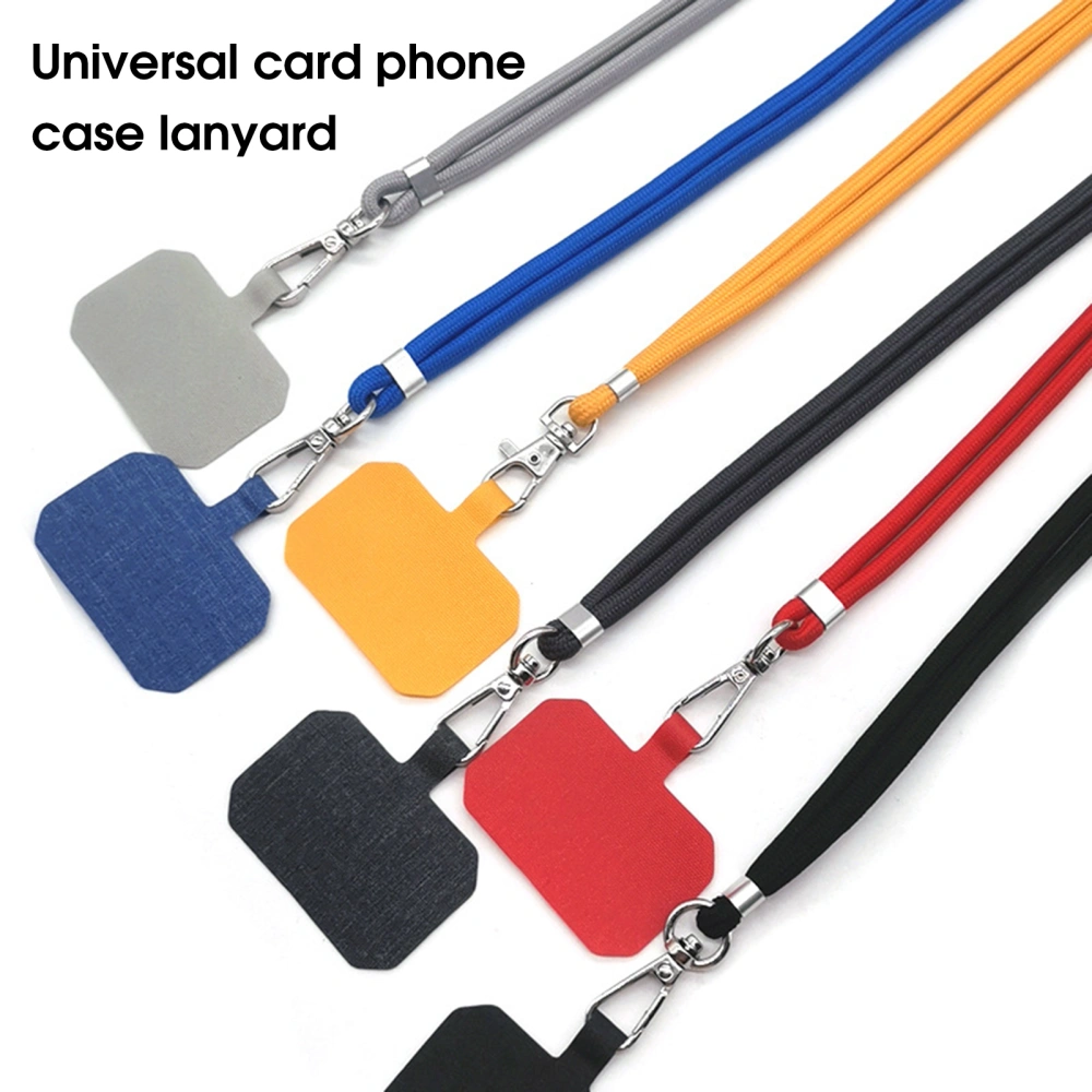 Phone Lanyard Card Universal Adjustable Detachable Mobile Phone Lanyard Card Gasket Replacement for Outdoor