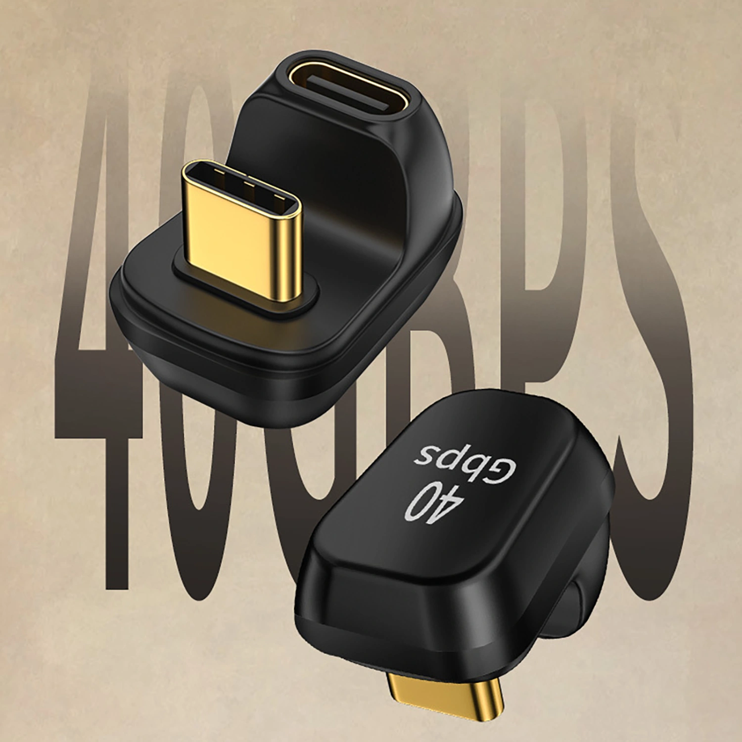 Type-C Adapter Portable High Speed U-shaped Angled/90 Degree Right Angle USB 3.1 Type-C Male to Female OTG Converter Connector for Mobile Phone 
