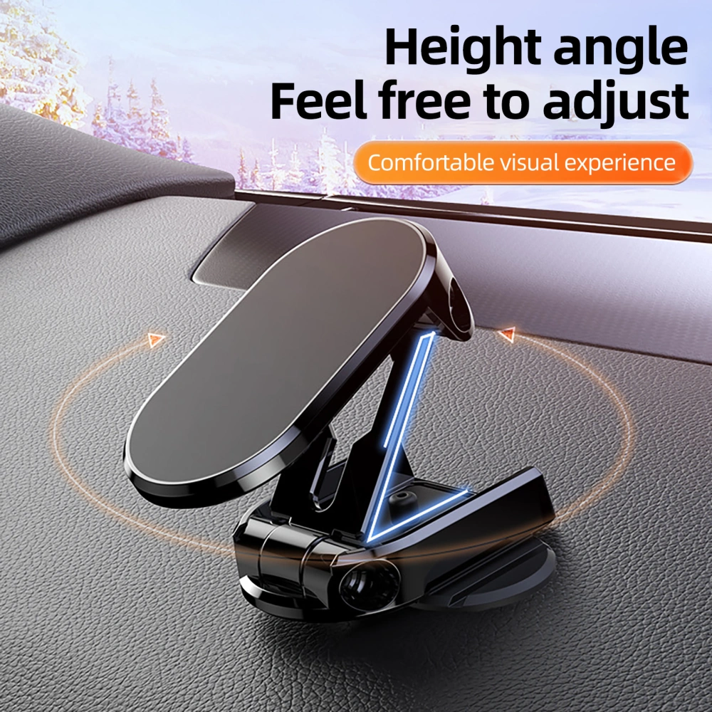 C91 Car Phone Holder Magnetic Foldable Adjustable Anti-slip Space-saving Car Styling Multifunctional Auto Air Outlet Suction Cup Phone Stand Cellphone Accessories