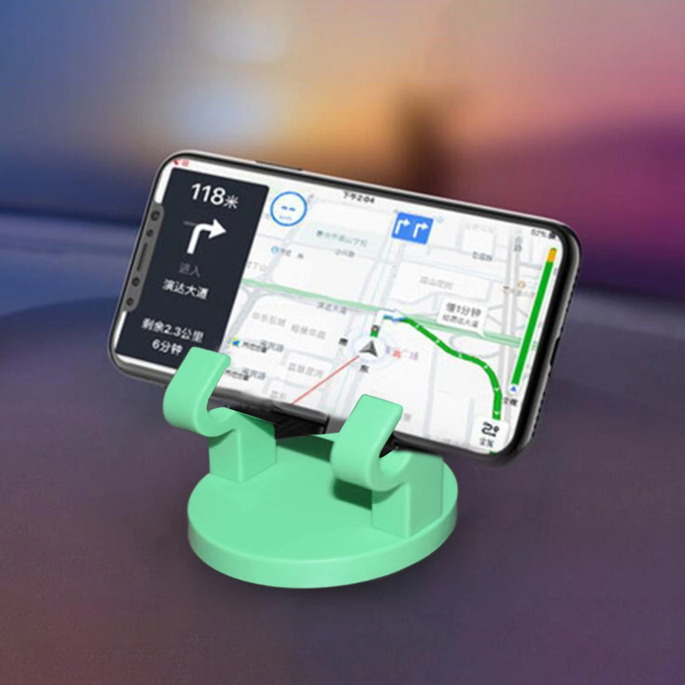 Mobile Phone Holder Chair Shape 360 Degree Rotation Adjustable Anti-slip Stable Fixed Smartphone Universal Car Dashboard Phone Lazy Bracket for Vehicle