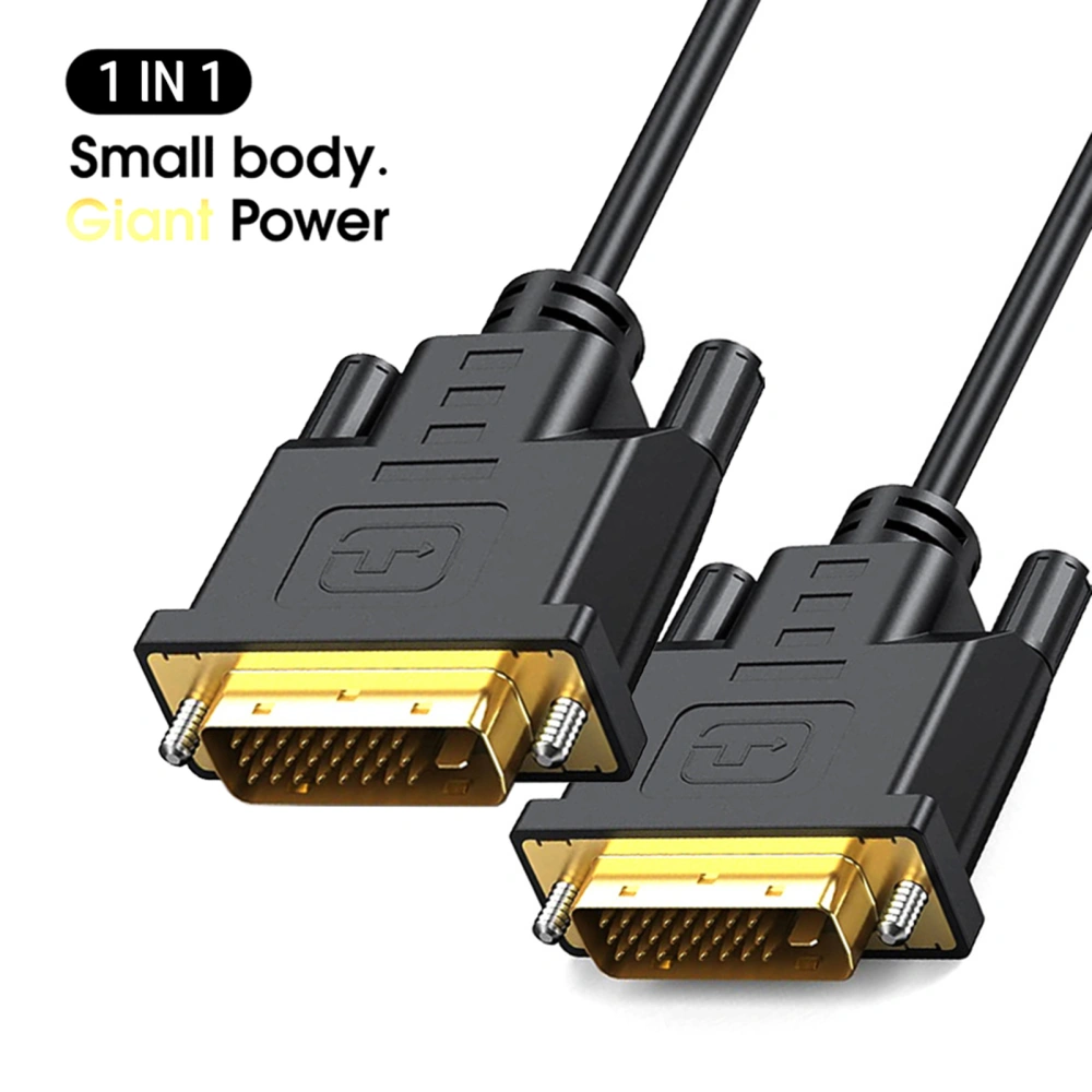 DVI Cable 1080P HD-Compatible Digital Signals Transmission PVC DVI to DVI Digital Connect Cable for Home Video