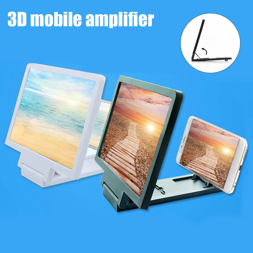 Folding 3D Mobile Phone Screen Enlarge Magnifier High Clarity Video Amplifier Stand Holder