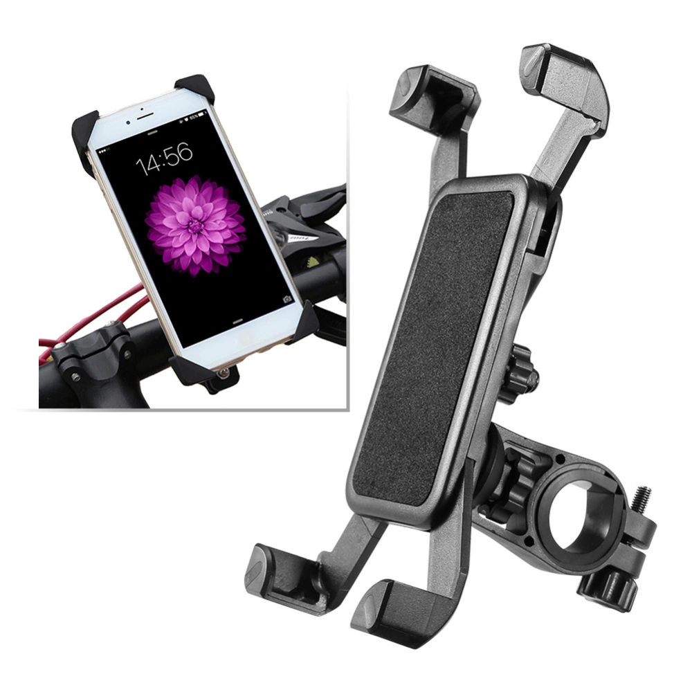 Bicycle Motorcycle Phone Holder Bike Handlebar Clip Stand GPS Mount Bracket