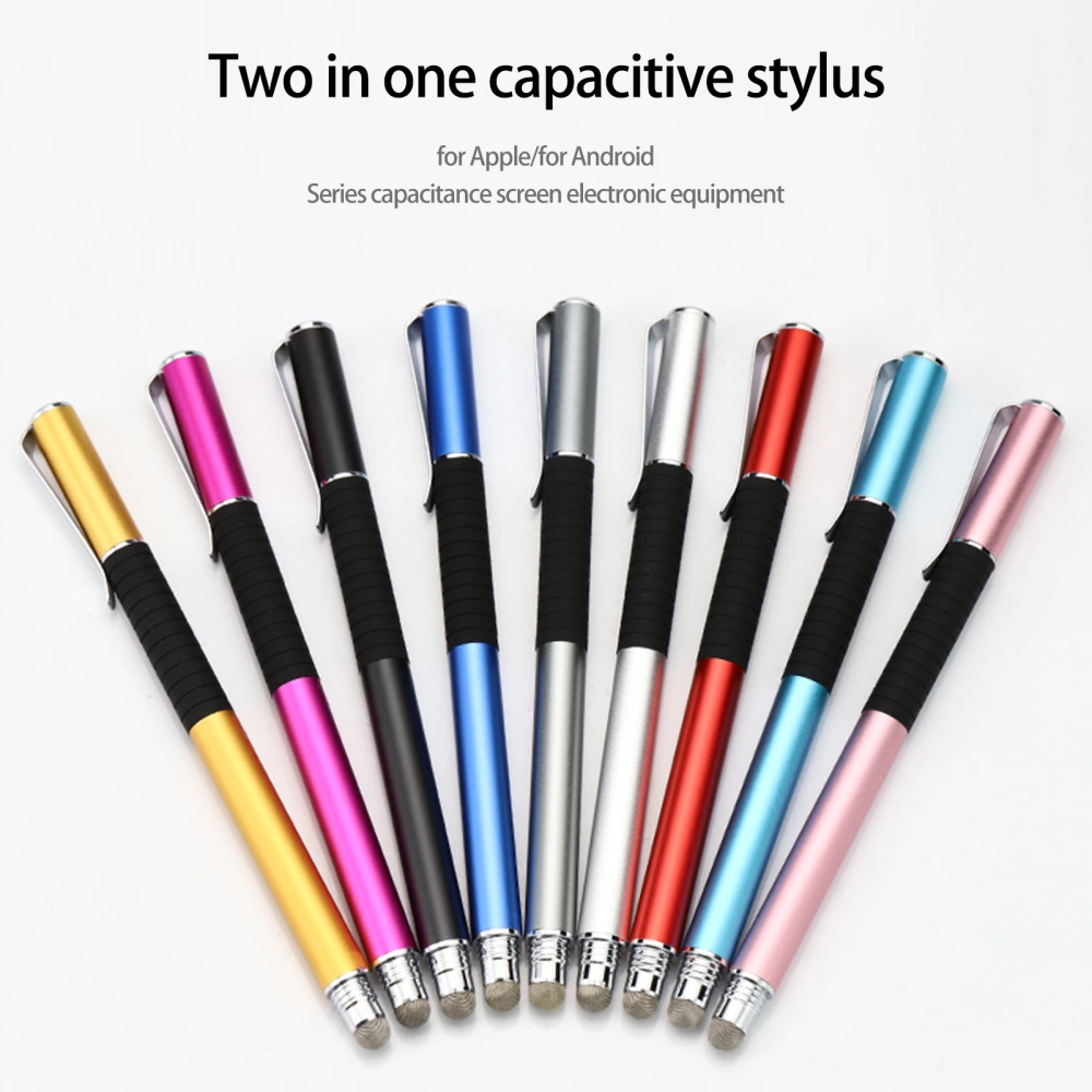 Stylus Pen High Sensitive Delay Free Non-Slip Handle Vivid Color Wide Compatible Painting Aluminum Alloy Stylus Pencil Drawing Tablet Screen Capacitive Pen for Home