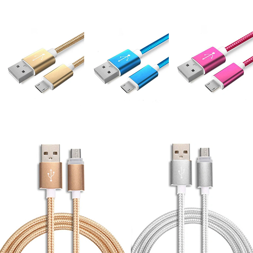 1/2/3M Micro USB Data & Sync Charger Charging Cable Cord for Android Phone