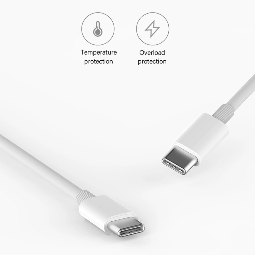 1m 3A Type-C Male to Male PD Fast Charging Cable Charge Cord for Mobile Phone