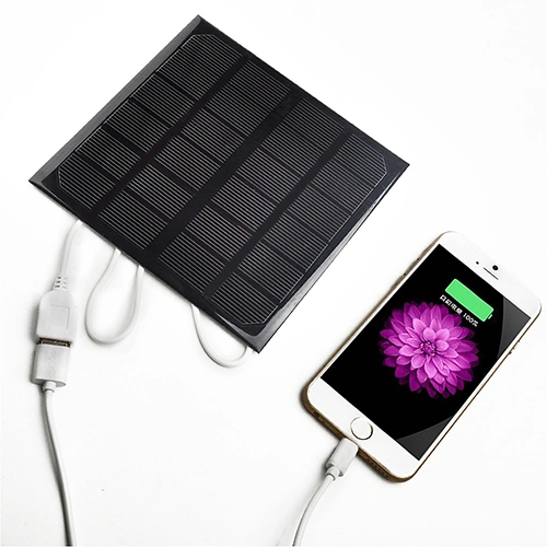6V 3W 600MA Power Bank Solar Panel USB Travel Battery Charger for Mobile Phone