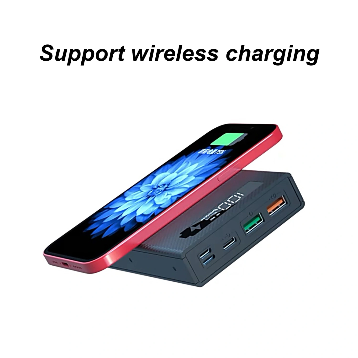 CX5 Power Bank Case Solderless Detachable DIY 5x18650 QC Portable Charger Case for Smart Phone