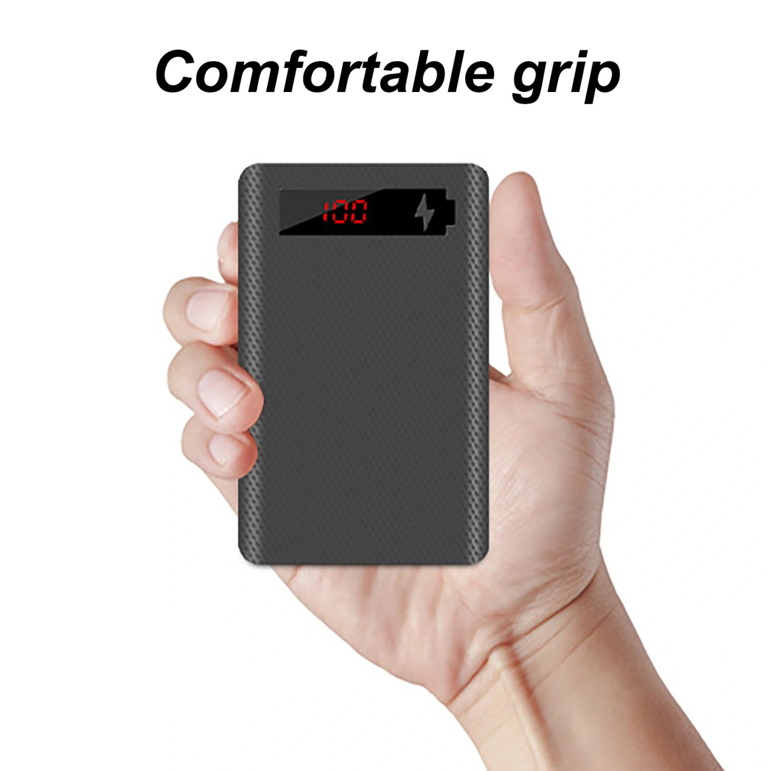 L5 Power Bank Shell Solderless Detachable LED Digital Display 5x18650 Portable Charger Case for Smart Phone
