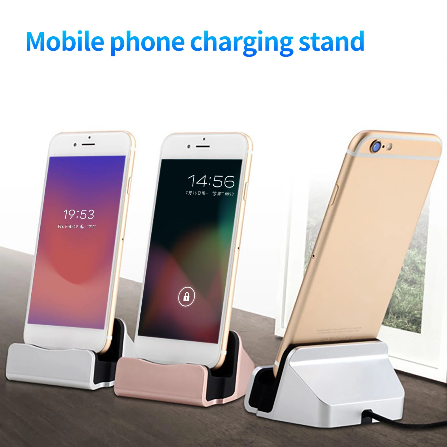 Charging Stand Low Power Consumption High Efficiency Safe Lightweight Stable Dock Charger for IPhone