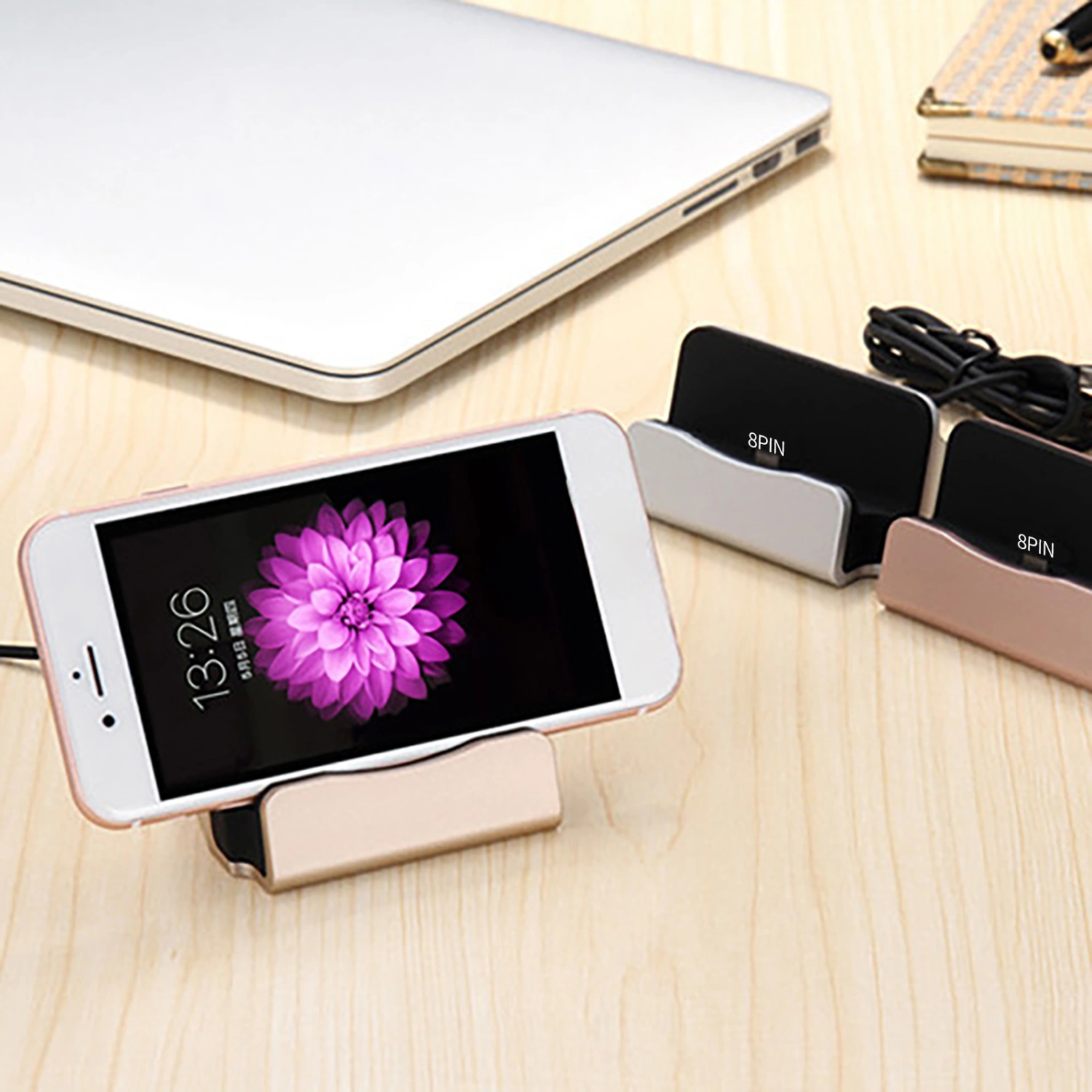 Charging Stand Low Power Consumption High Efficiency Safe Lightweight Stable Dock Charger for IPhone