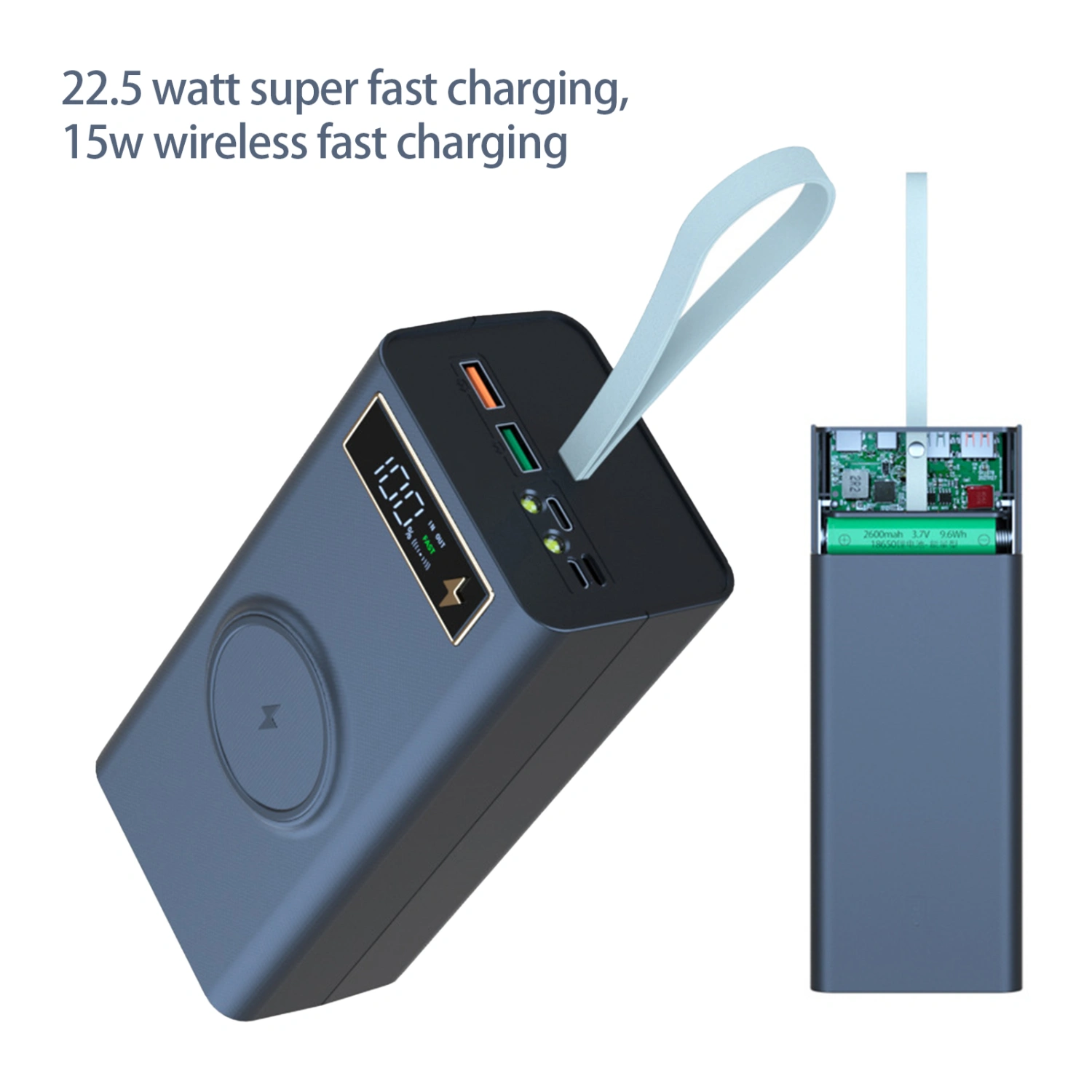 No Welding DIY Detachable Power Bank Shell 21x18650 Batteries Portable Charger Case Cell Phone Accessories