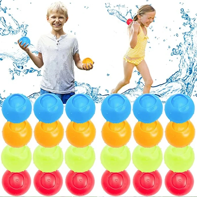 Magnetic Reusable Water Balls Kids Adults Water Bomb Splash Balloons Outdoor Swimming Pool Water Fighting Games Toys