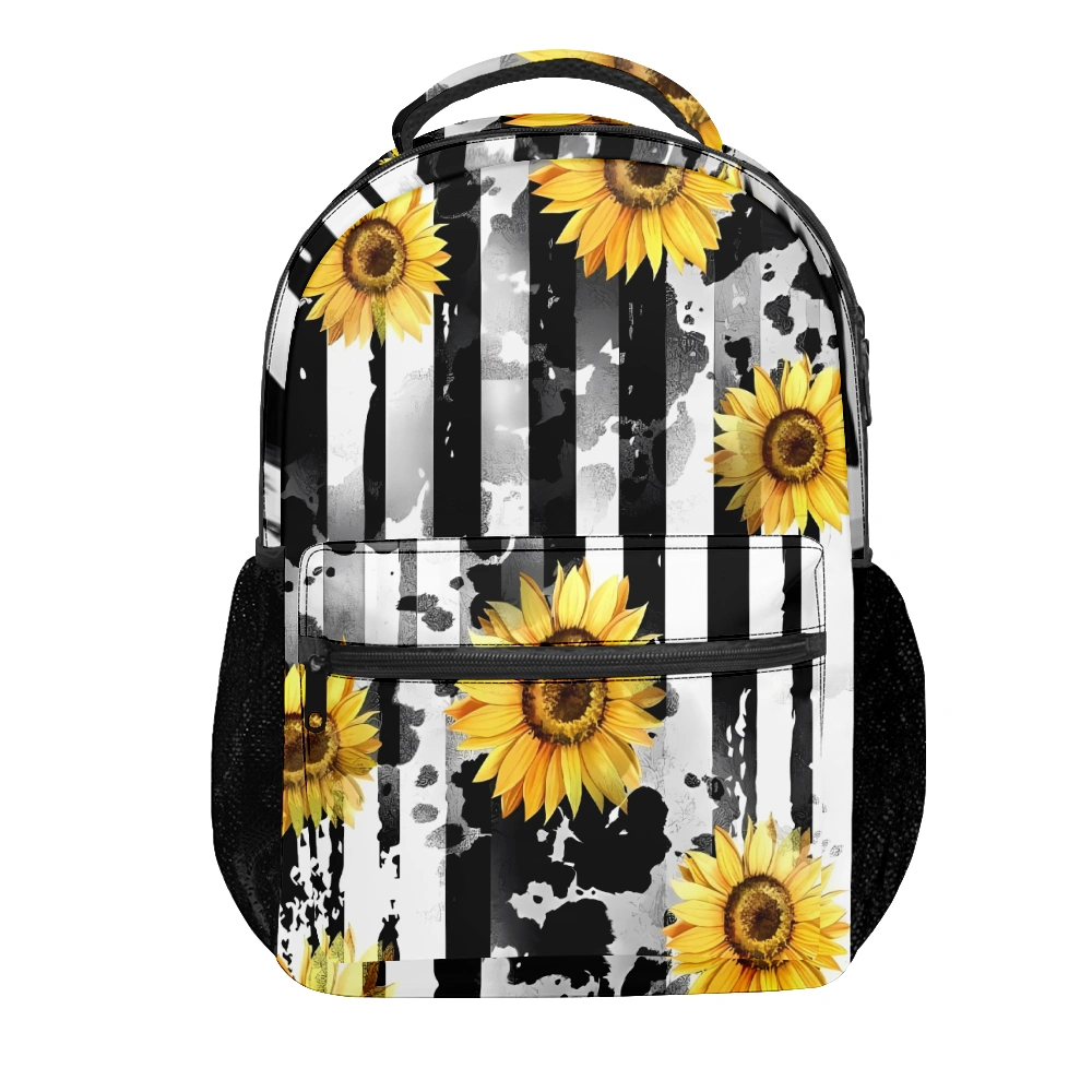 Sunflower 3D Print Bookbags,Kids School Backpack,Bookbag,Simple Backpack For School,Backpack For School Girls Middle School,