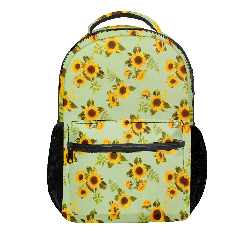 Sunflowers Teen Girls Backpack,Bookbags,Small School Backpack,Aesthetic Backpacks For Teen Girls,