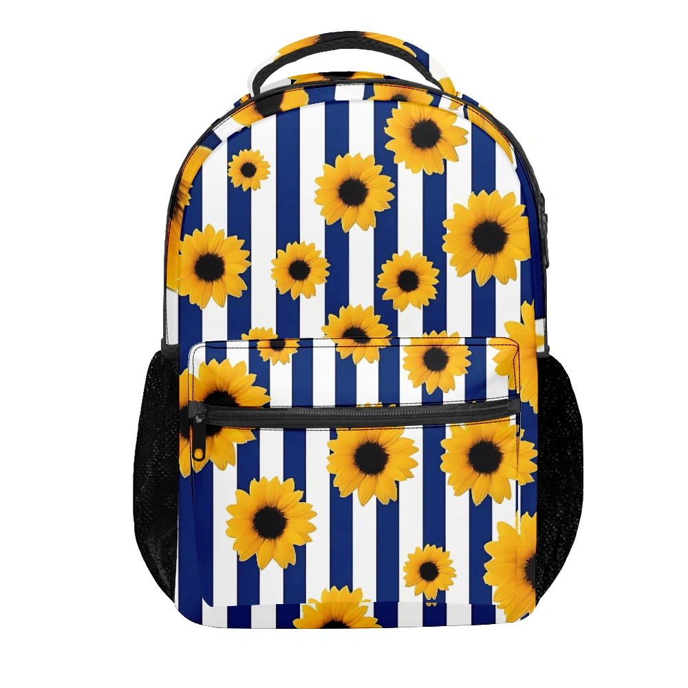 Sunflowers Childrens Backpack,Book Bags,School Backpack For Boys,Boys Backpacks For Middle School,