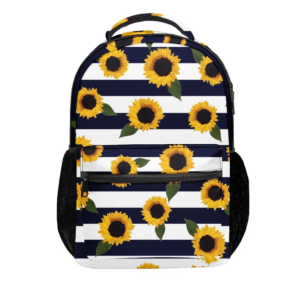 Sunflowers Flower Backpack,Bag For School,School Bag,Laptop Backpack For Girls,Highschool Backpacks Teen Girls,