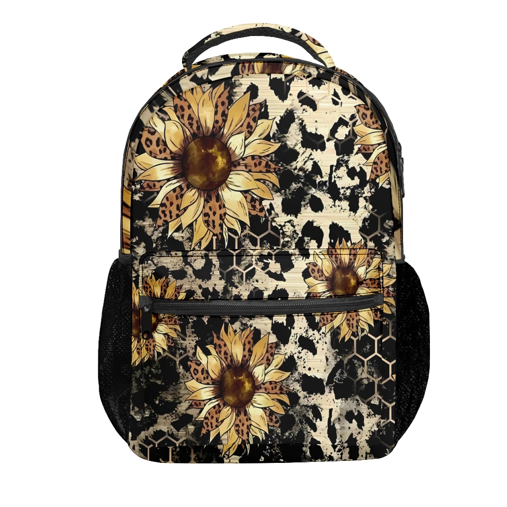 Sunflowers College Bag,Knapsack,Teen Backpacks For Girls,Bookbags For Teen Girls High School,