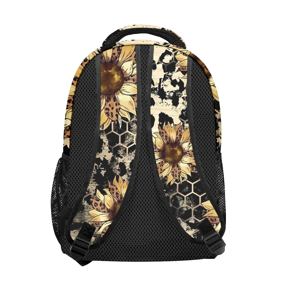 Sunflowers College Bag,Knapsack,Teen Backpacks For Girls,Bookbags For Teen Girls High School,