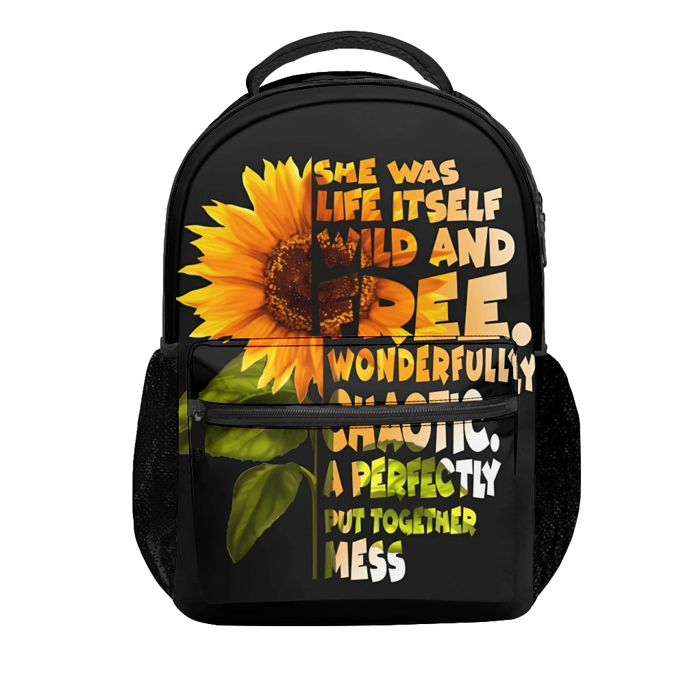 Sunflowers Unisexs Backpack,Bookbags,Backpack Middle School Girls,School Backpack For Teens Girls,