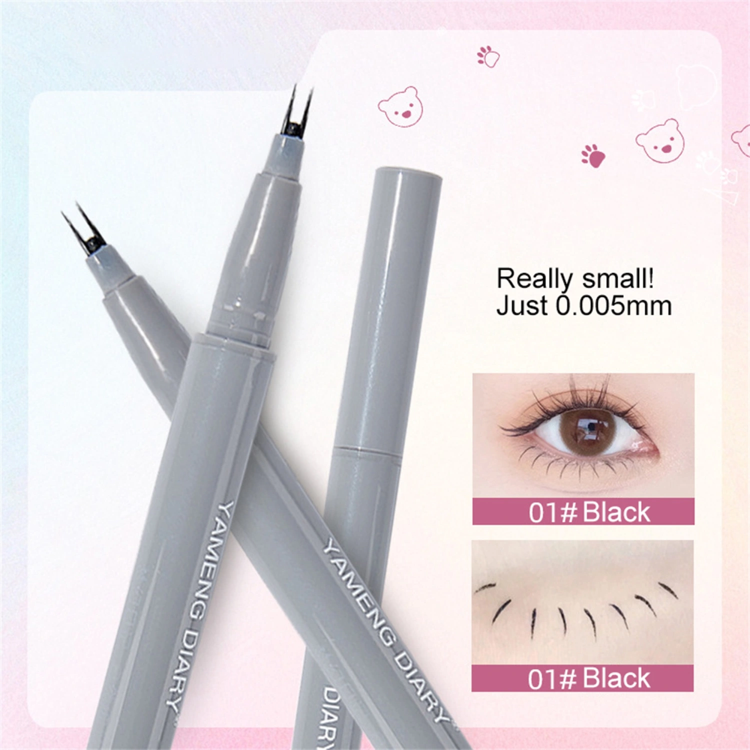 Waterproof Eyeliner, Smudge Proof and Sweat Proof, Perfect Cat Eye Look, Winged Long Lasting Liquid Eye Liner Pen