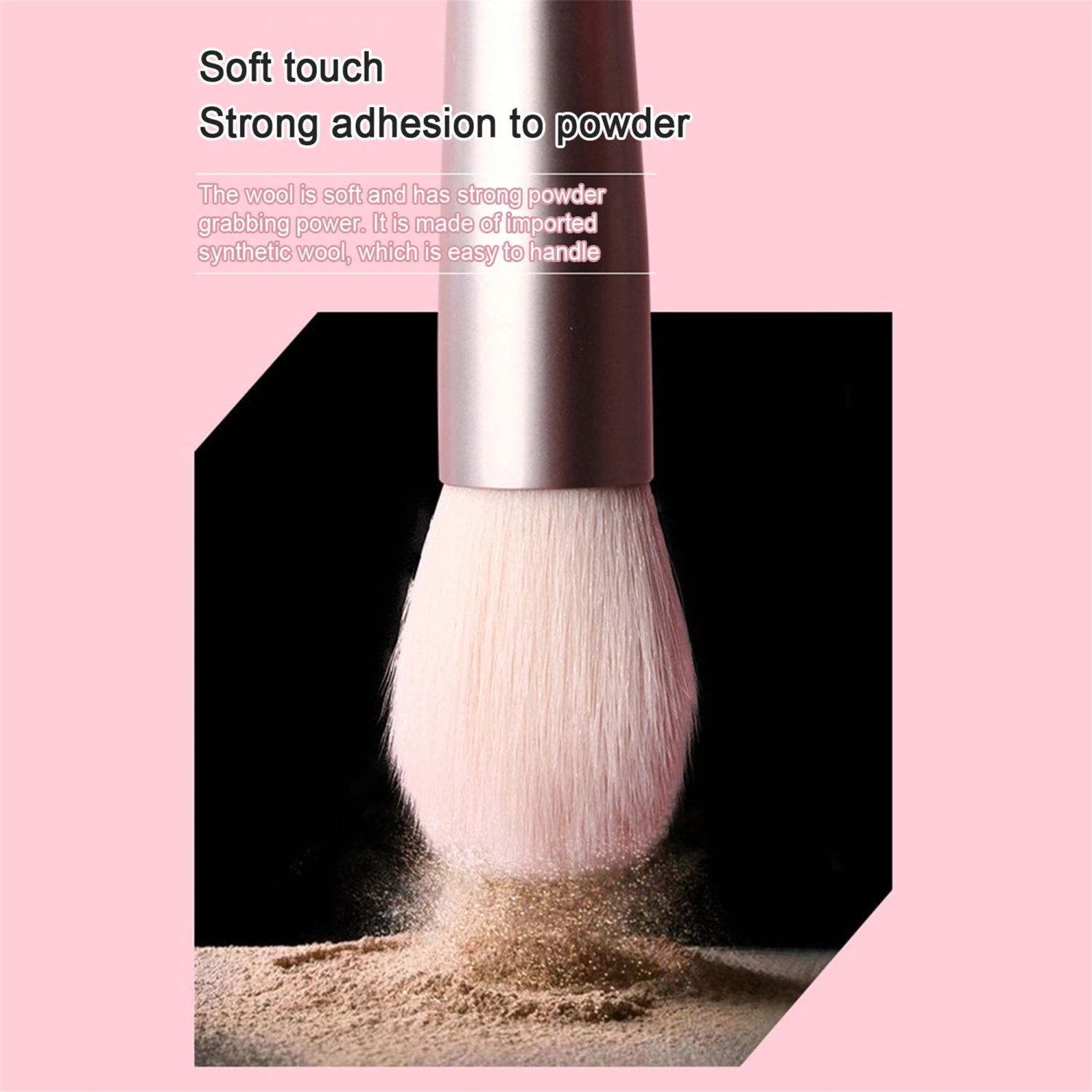 Makeup Brush Set Foundation Blending Brush Face Powder Blush Concealer Application Makeup Tool with Bag