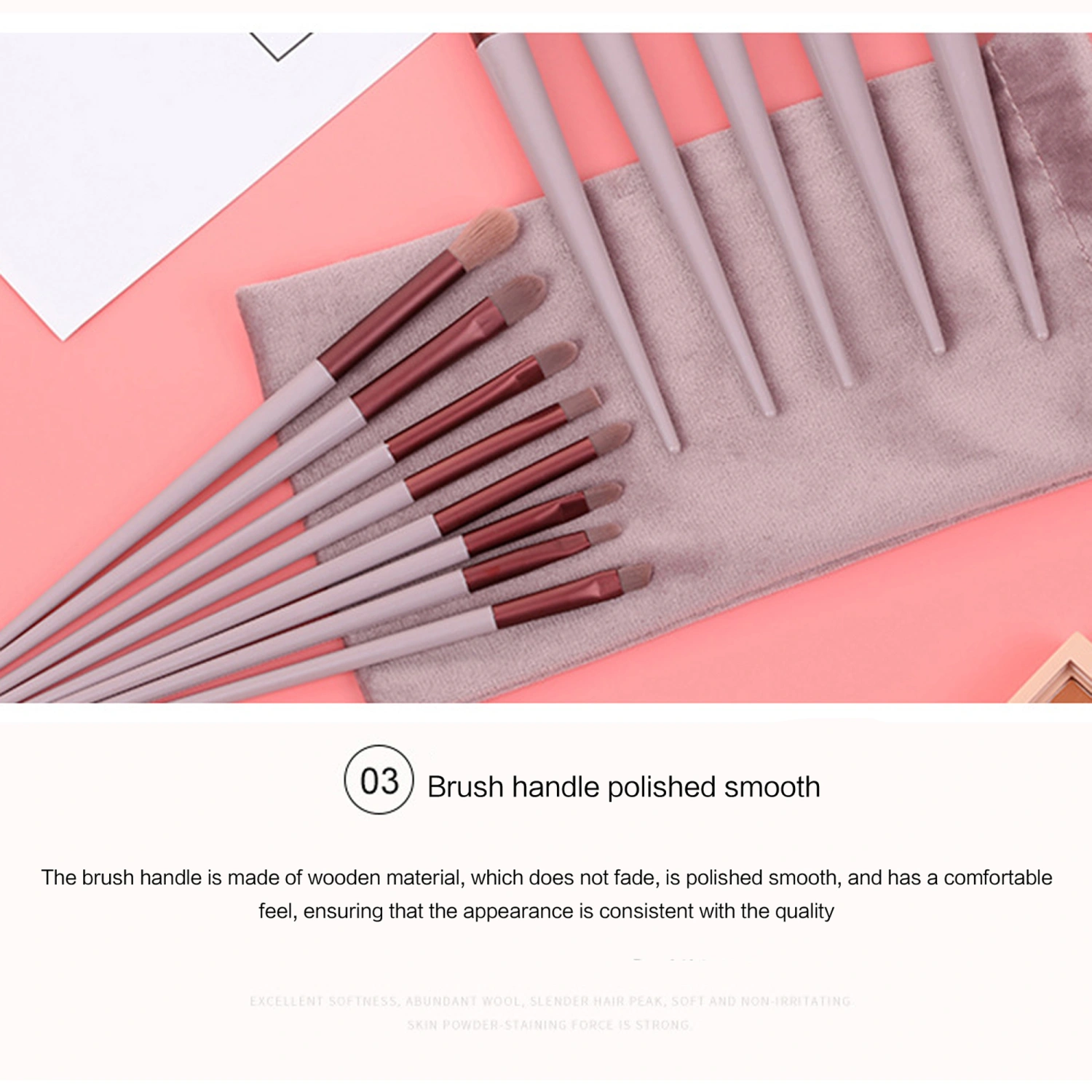 Makeup Brush Set, 13Pcs Synthetic Foundation Concealer Eye Shadow Makeup Brushes Kit for Women