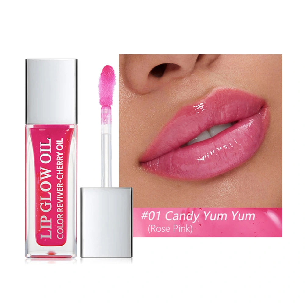 Shimmer Lip Gloss Plumping Liquid Nude Lipstick Moisturizing Lip Stain Long Lasting Waterproof Non-Stick Cup Lip Gloss