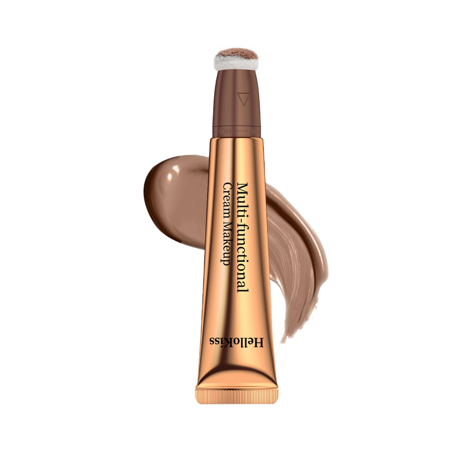 Cream Contour Stick, Multifunctional Highlighter Blush with Cushion Applicator Face Makeup Cosmetics