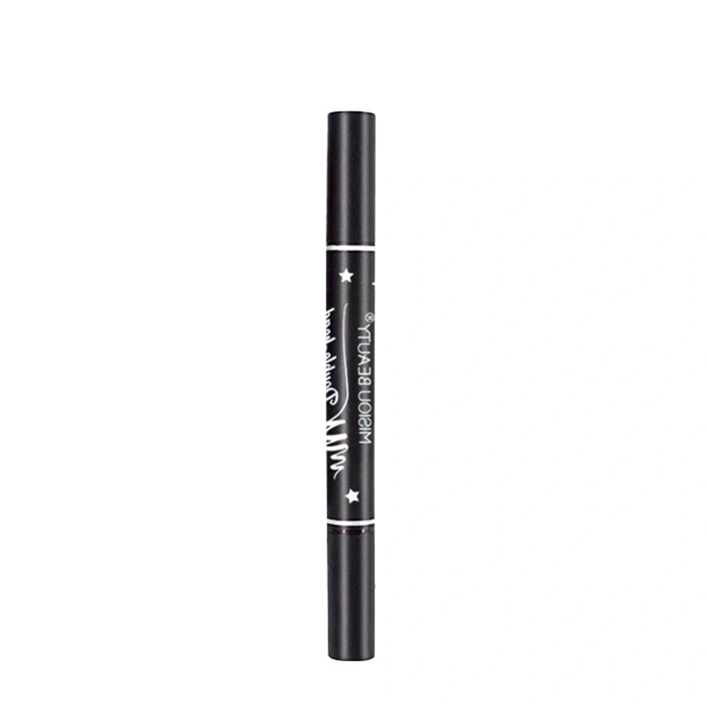 Eyeliner Pen, Double-end Waterproof Long Lasting Eyeliner Liquid Liner Star Stamp Smudge-proof Eyeliner Makeup Cosmetics