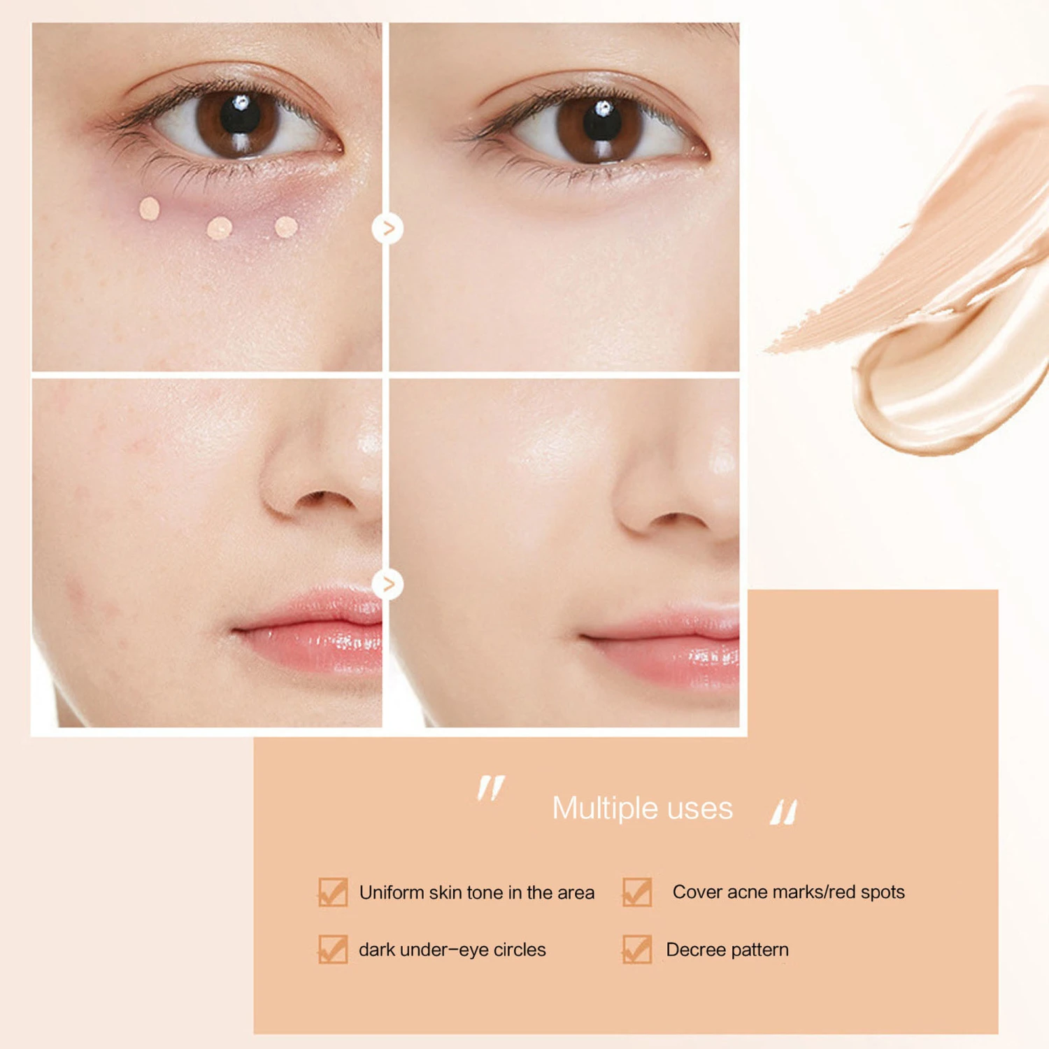 Eye Shadow Makeup Eye Makeup Liquid Shimmering Color Stick Shiny Durable Waterproof Shiny Eye Shadow