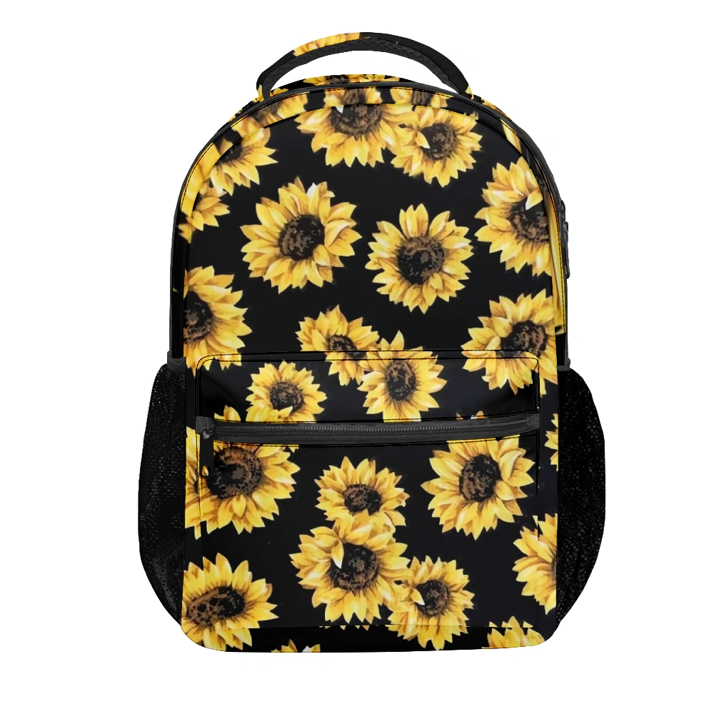 Sunflower 3D Print Bookbags,Backpack For Boys,Book Bags,School Backpack For Men,Backpack For School Girls Middle School,