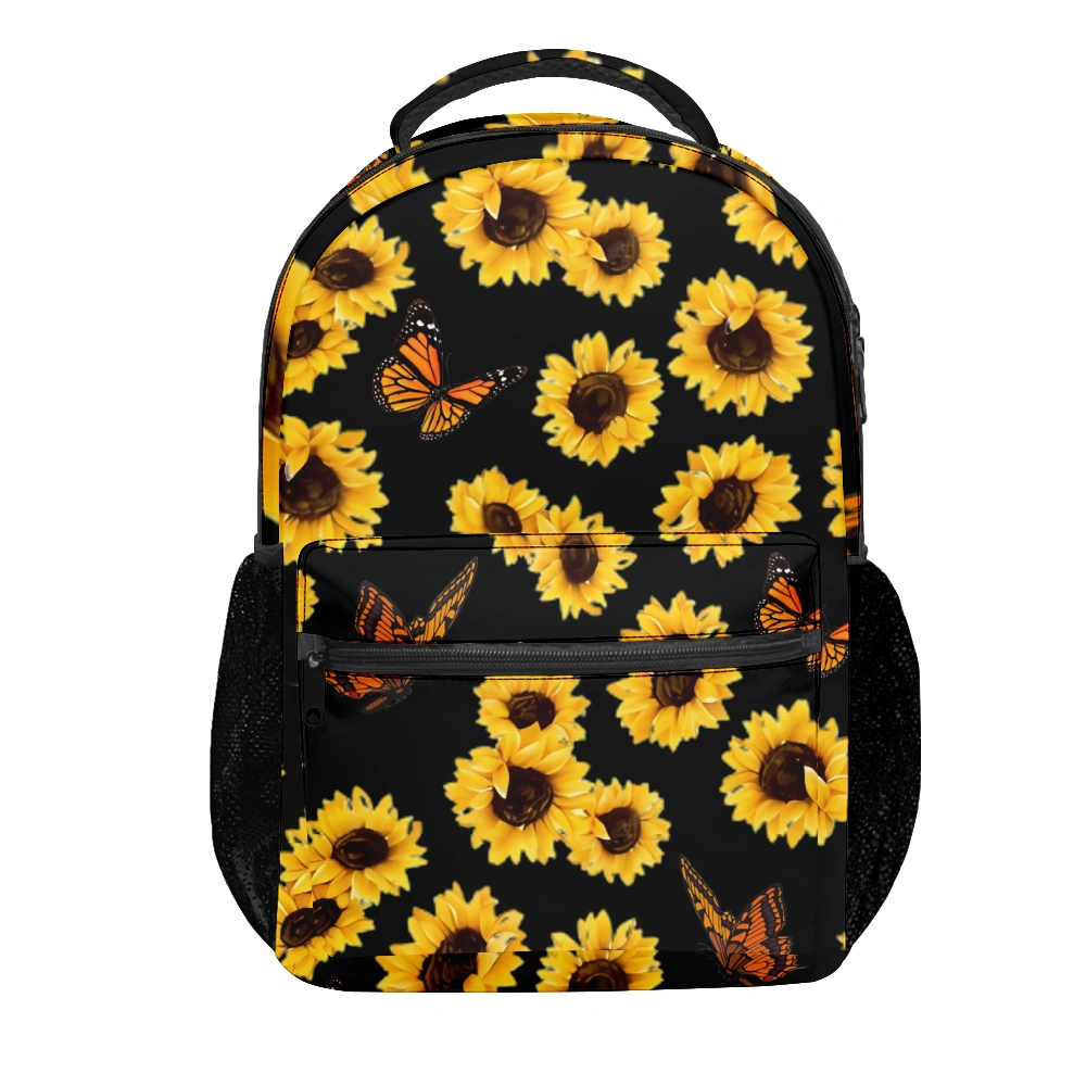 Sunflower School Bag For Girls,Schoolbag,Book Bags For Teenage Girls,Middle School Backpack For Boys,