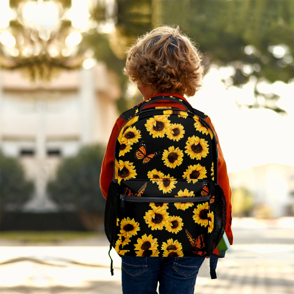 Sunflower School Bag For Girls,Schoolbag,Book Bags For Teenage Girls,Middle School Backpack For Boys,