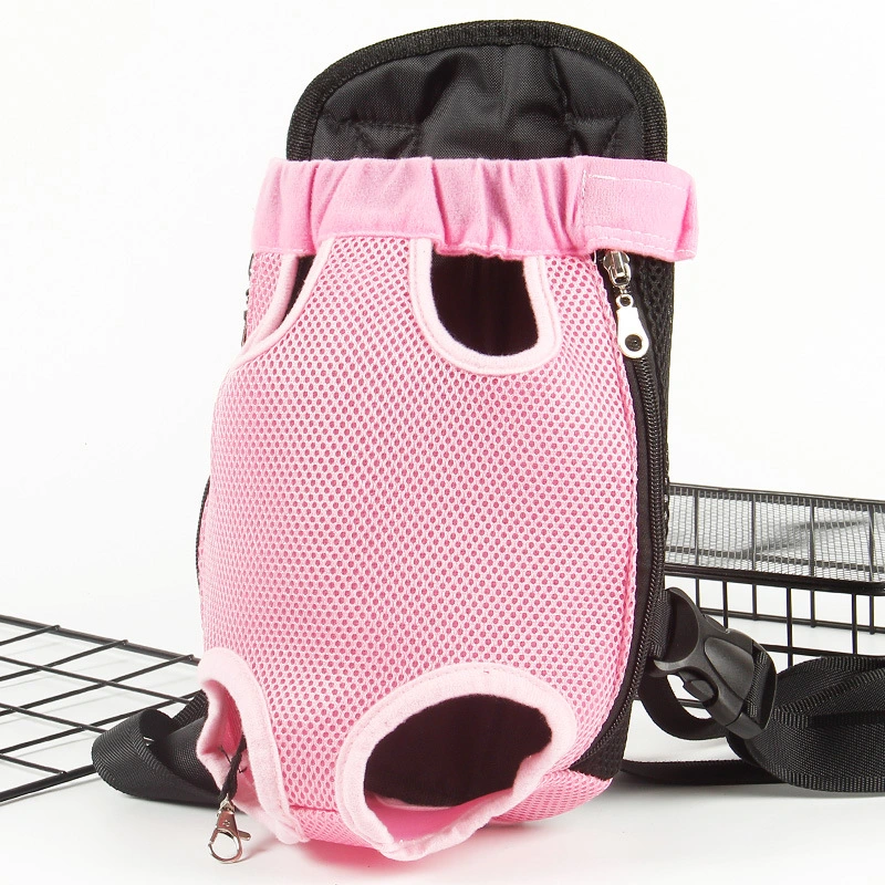 Dog Breathable Mesh Going Out Unburdened Backpack Pet Shoulder Chest Bag Cat Small Dog Outdoor Travel Four-legged Backpack