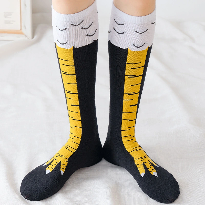 Crazy Funny Chicken Legs Knee-High Novelty Socks Funny Gifts