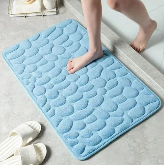 Bath Rugs Mat Bathroom Floor Mat Memory Foam Bathmat Non Slip Washable Carpet