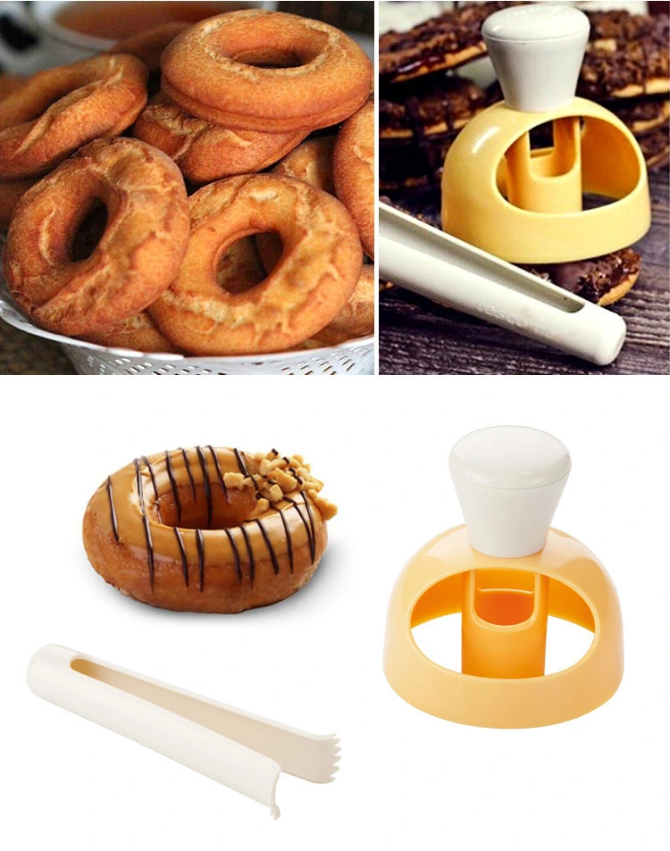 Creative DIY Donut Mold Cake Decorating Tools Plastic Desserts Bread Cutter Maker Baking Supplies Kitchen Tools