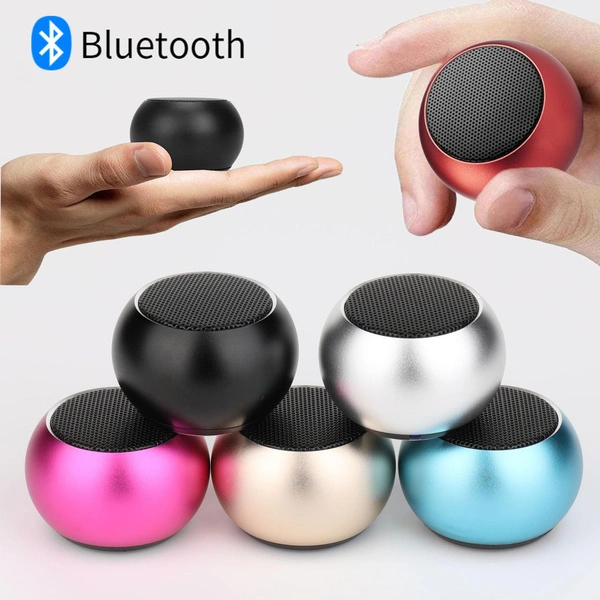 Metal Bluetooth Speaker Portable Small Steel Cannon Metal Subwoofer Outdoor Mini Portable Bluetooth Small Speaker